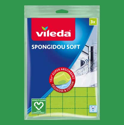 Vileda Spongidou Soft - wash, re-use, compost