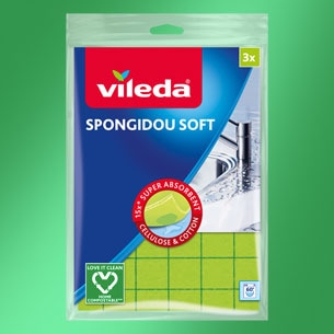 Vileda Spongidou - wash & re-use - #loveitclean
